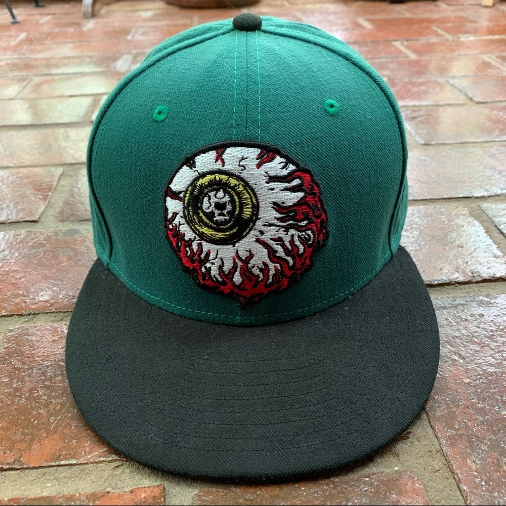 New Era 59FIFTY Mishka Skull in Eyeball Fitted Hat